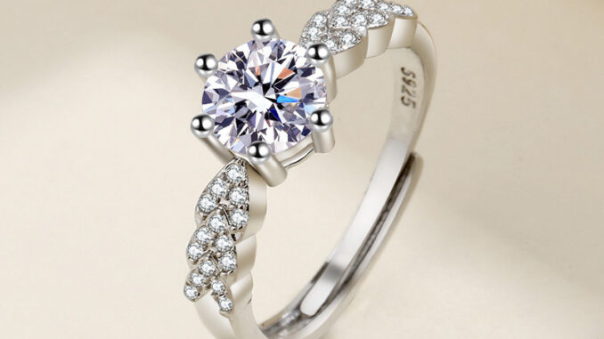 แหวน Love Diamond Ring เครื่องประดับ แฟชั่น