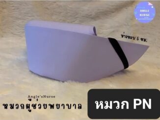 หมวกผู้ช่วยพยาบาล PN พร้อมส่ง แบบพับ/ไม่พับ
