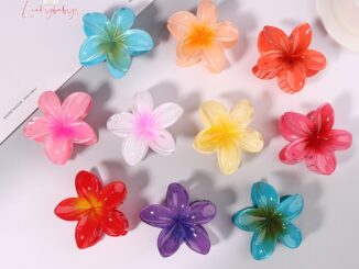 Luckybabys> ใหม่ กิ๊บติดผม ริมทะเล ด้านหลังของศีรษะ มีให้เลือกหลายสี Bauhinia ใหม่