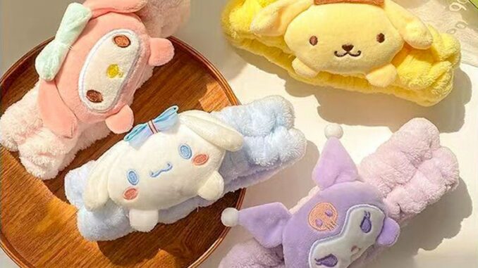 Glanxuan พวงSANRIO ที่คาดผมตุ๊กตา คาดแต่งหน้า คาดเก็บผมเวลาล้างหน้า พร้อมส่ง Hair Band