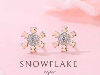 ต่างหู s925 earrings รุ่น เกล็ดหิมะ Snowflake ผู้หญิง ต่างหูแฟชั่น ของขวัญ เครื่องประดับ minimal