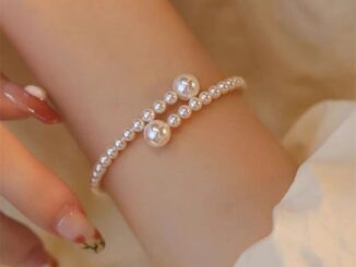 สร้อยข้อมือ ประดับมุกเทียม ยืดหยุ่น เครื่องประดับ เหมาะกับของขวัญเจ้าสาว แบบเรียบง่าย สําหรับผู้หญิง