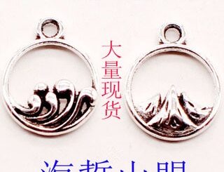 จี้สร้อยคอ สร้อยข้อมือ อัลลอย รูปภูเขาลีกทะเล สไตล์โบราณ diy