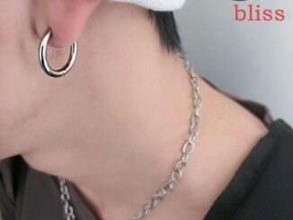 Bliss ต่างหูคลิปหนีบ เหล็กไทเทเนียม สีพื้น สไตล์พังก์ สตรีท ของขวัญแฟชั่น สําหรับผู้ชาย ผู้หญิง