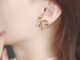 Zuo เครื่องประดับ ต่างหูสตั๊ด รูปโบว์น่ารัก แฟชั่นสําหรับผู้หญิง