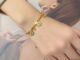ใหม่ สร้อยข้อมือไทเทเนียมเหล็ก ทรงกลม สไตล์เกาหลี ฮิปฮอป สําหรับนักเรียน แฟนสาว