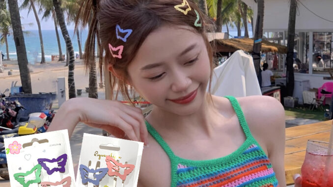 กิ๊บติดผม น้องผีเสื้อ กิ๊บวินเทจ ยุค90 1 แผง 6 ตัว กิ๊บป๊อกแป๊ก (คละสีไปนะ) กิ๊บติดผม น้องผีเสื้อ กิ๊บวินเทจ ยุค90 1 แผง 6 ตัว กิ๊บป๊อกแป๊ก (คละสีไปนะ)