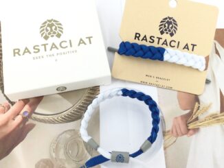 RASTAClAT สร้อยข้อมือถักพร้อมกล่องพรีเมี่ยมสีขาวสีน้ําเงินจับคู่ STRIPES STARS Series รุ่นพิเศษสร้อยข้อมืออุปกรณ์ทอสําหรับผู้ชายทุกวัย ผู้หญิง