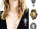เข็มกลัด วินเทจ คามีโอ Cameo แนววิคตอเรีย ประดับคริสตัล Cameo Pin Brooch Gothic Victoria Vintage Style พร้อมส่งจากไทย