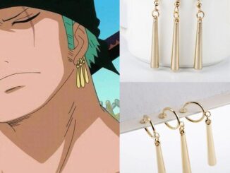 Bluevelvet คอสเพลย์ คลิป ต่างหู ญี่ปุ่น ต่างหูคลิป แฟชั่น เครื่องประดับ Roronoa Zoro ต่างหู
