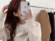 ที่คาดผม แบบบาง สีแดง สไตล์เกาหลี เรโทร เข้ากับทุกการแต่งกาย สําหรับผู้หญิง【Valentine Day】