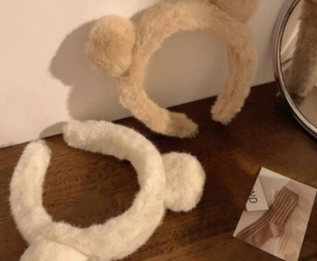 ที่คาดผม ที่คาดผมหูหมีน่ารัก ขนนุ่ม พร้อมส่ง