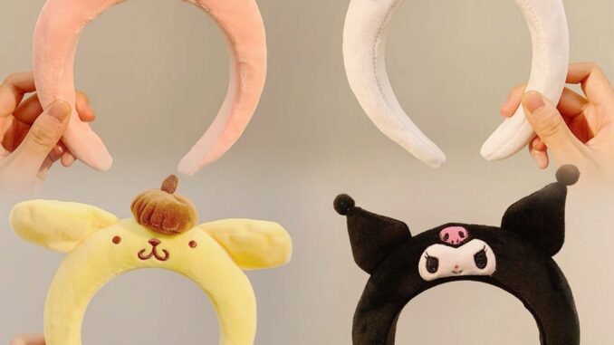 SANRIO ใหม่ ที่คาดผมฟองน้ําแต่งหน้า ลายการ์ตูน Kuromi Cinnamoroll Melody น่ารัก แฟชั่น สําหรับเด็กผู้หญิง SANRIO ใหม่ ที่คาดผมฟองน้ําแต่งหน้า ลายการ์ตูน Kuromi Cinnamoroll Melody น่ารัก แฟชั่น สําหรับเด็กผู้หญิง