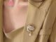 Hwetr เข็มกลัด รูปดอกคามิเลีย ประดับมุก คุณภาพสูง