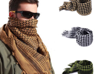 ผ้าพันคอกันลมสำหรับผู้ชายมุสลิม Hijab Shemagh ยุทธวิธีผ้าคลุมไหล่อาหรับ Keffiyeh ผ้าฝ้ายแฟชั่นผ้าพันคอ