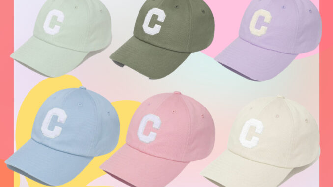 หมวกแก๊ป BlackPink Lisa [COVERNAT] หมวกเบสบอล โลโก้ C ขนาดใหญ่ สีพาสเทล / Unisex / 9 สี / ฟรีไซซ์ / สินค้าเกาหลีใต้ / ของแท้ 100%