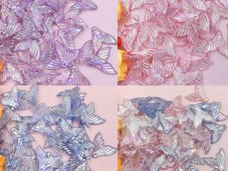 100 ชิ้น อะคริลิคใส สีหางปลา ลูกปัด สร้อยคอแฟชั่น สร้อยข้อมือ ลูกปัดวัสดุ ผู้หญิง เด็กผู้หญิง DIY เครื่องประดับ ของขวัญ
