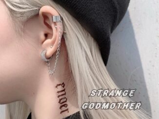 ต่างหู แบบคลิปหนีบ ไม่ต้องเจาะหู สไตล์เท่ สีเข้ม สําหรับผู้ชาย และผู้หญิง