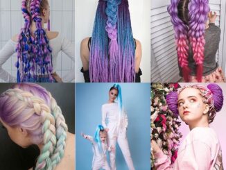 ไหมถักเปียนิ่มๆ แฮร์พีชถักเปียน่ารักๆ 2 และ 3 สีไฮไลท์แบบสวยมาก