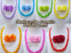 เซ็ตสร้อย+ต่างหูหนีบดอกไม้ พร้อมส่ง7สี