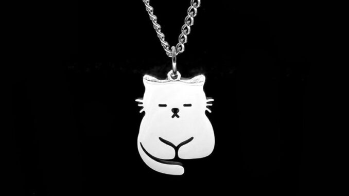 สร้อยจี้ sleepy cat 179-. พร้อมส่ง