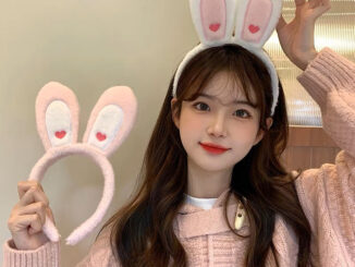 ปีกะต่ายที่คาดผมหูกะต่ายหูยาวใส่สวยๆน่ารักๆใส่ถ่ายรูปสวยงามสินค้าพร้อมจัดส่ง