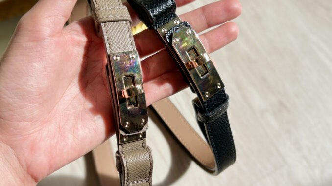 Maplepie - Elis Belt ✨ เข็มขัดหนังเส้นเล็ก 22-36” รูดปรับสายตามไซส์ไม่ต้องเจาะรู