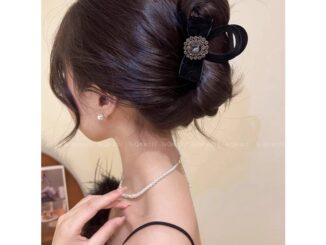 กิ๊บติดผม ผ้ากํามะหยี่ ประดับโบว์ พลอยเทียม หรูหรา เหมาะกับฤดูใบไม้ร่วง และฤดูหนาว แฟชั่นสําหรับผู้หญิง