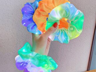 ที่คาดผมหางม้า แบบยืดหยุ่น มีไฟ LED สีพื้น อุปกรณ์เสริม สําหรับทําผม
