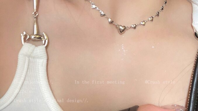 Ay(cn) สร้อยคอโช้กเกอร์ แม่เหล็กดูด รูปหัวใจ สีเงิน เรียบง่าย เครื่องประดับสําหรับผู้หญิง