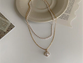 2 layer pearl necklace - morning.earrings