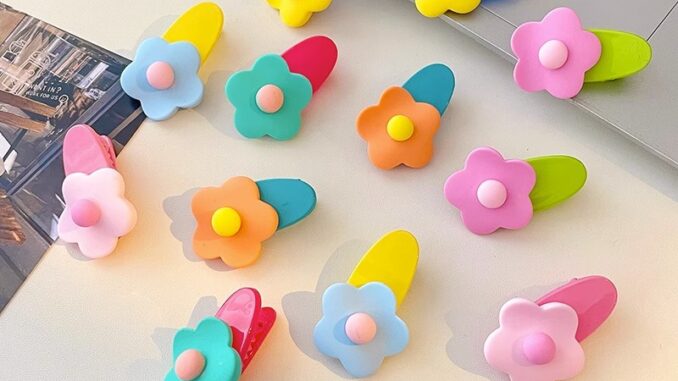 กิ๊บติดผม ลายดอกไม้น่ารัก สีสันสดใส สําหรับเด็กผู้หญิง กิ๊บติดผม ลายดอกไม้น่ารัก สีสันสดใส สําหรับเด็กผู้หญิง