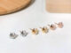 earika.earrings - hologram fireball stud ต่างหูแป้นลายลูกไฟจี้โฮโลแกรมก้านเงินแท้ (มีทั้งหมด 3 สี) เหมาะสำหรับคนแพ้ง่าย