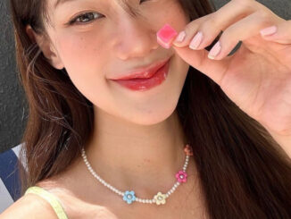 สร้อยดอกไม้ สร้อยลูกปัด สร้อยลูกปัดดอกไม้  y2k