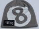 Stussy หมวกถักนิตติ้ง แจ็คการ์ด ดิจิทัล กันลม ให้ความอบอุ่น แบบสวมหัว สําหรับกลางแจ้ง