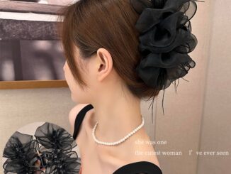กิ๊บติดผม ตาข่าย ขนนก ขนาดใหญ่ ประดับโบว์ ดอกไม้ สีดํา หรูหรา เครื่องประดับ แฟชั่นสําหรับผู้หญิง