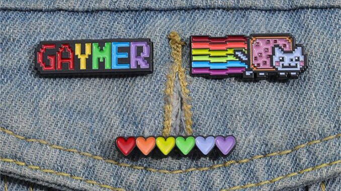 Gaymer เข็มกลัดโลหะ รูปตัวอักษร LGBT Gay สีรุ้ง สร้างสรรค์ ของขวัญ สําหรับตกแต่งเสื้อผ้า กระเป๋าเป้สะพายหลัง Gaymer เข็มกลัดโลหะ รูปตัวอักษร LGBT Gay สีรุ้ง สร้างสรรค์ ของขวัญ สําหรับตกแต่งเสื้อผ้า กระเป๋าเป้สะพายหลัง