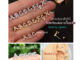 AZ *1pc.* จิวปีกหูเพชร อักษร A-Z งานฝังเพชรละเอียด ก้าน 0.8*6 mm. ส่งจากไทย