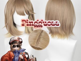 Reverse:1999 Regulus Cosplay Wig 38cm Mixed Color Short Hair Heat Resistant Synthetic Wigs Halloween