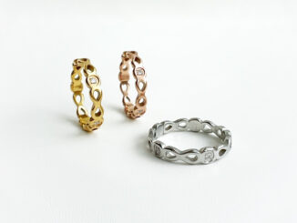 Infinity blink 14k ring. (แหวนงานชุบ 14k สแตนเลส สวยทน โดนแอลกอฮอลล์ได้ ไม่ลอก)