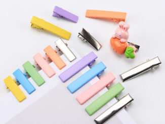 [พร้อมส่ง] กิ๊บติดผม รูปปากเป็ดน่ารัก ขนาดเล็ก สีเงิน สีแคนดี้ แฮนด์เมด diy