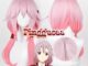Yuzuriha Inori Cosplay Wig Anime Guilty Crown 60cm Long Pink Gradient Heat Resistant Synthetic Wigs