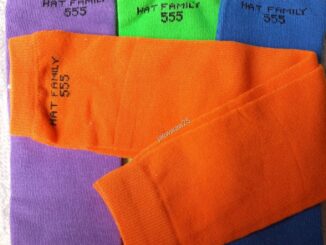 ปอกแขนกันแดด(UV)ไหมพรมสีไม่มีลาย