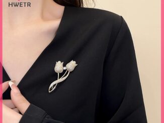Hwetr ใหม่ เข็มกลัด ลายดอกไม้ ไฮเอนด์ สวยหรู สําหรับติดเสื้อสูท