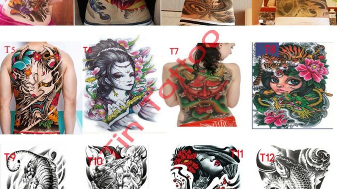 แทททู แทททูกันน้ำ Tattoo รอยสัก สติกเกอร์ลายสัก แทททูเต็มหลัง แทททู แทททูกันน้ำ Tattoo รอยสัก สติกเกอร์ลายสัก แทททูเต็มหลัง