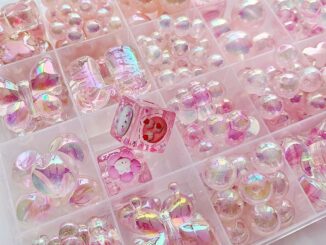 ลูกปัดอะคริลิค ทรงกลม น่ารัก สําหรับทําเครื่องประดับ แฮนด์เมด DIY 5 ชิ้น