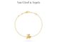 [พร้อมกล่อง] Vca Van Cleef & Arpels Frivole Yellow k Gold White k Gold Diamond Mini Bracelet
