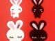 แผ่นป้ายลายกระต่าย DIY 1 ชิ้น（☸ Animals - Rabbit Patch ☸）（M-11094）
