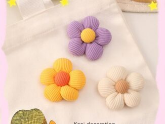 # ใหม่ เข็มกลัด ลายดอกไม้น่ารัก แฮนด์เมด DIY สําหรับตกแต่งเสื้อผ้า กิ๊บติดผม