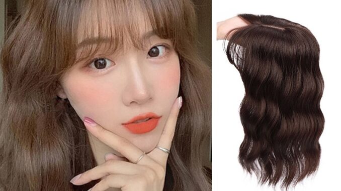 แผ่นต่อผมคลื่นน้ํา ขนาด 35 ซม. ที่มองไม่เห็น สําหรับปิดผมหงอก แผ่นต่อผมคลื่นน้ํา ขนาด 35 ซม. ที่มองไม่เห็น สําหรับปิดผมหงอก